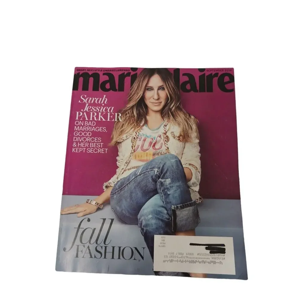 2016 2017 Lot of 4 Issues MARIE CLAIRE Magazine July SEPT Oct January GREAT Cond